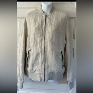 H&M Light Beige Bomber Jacket